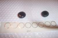 HK HT HG Monaro LC LJ Torana Chrome Knob Rings ( Set of 8 )